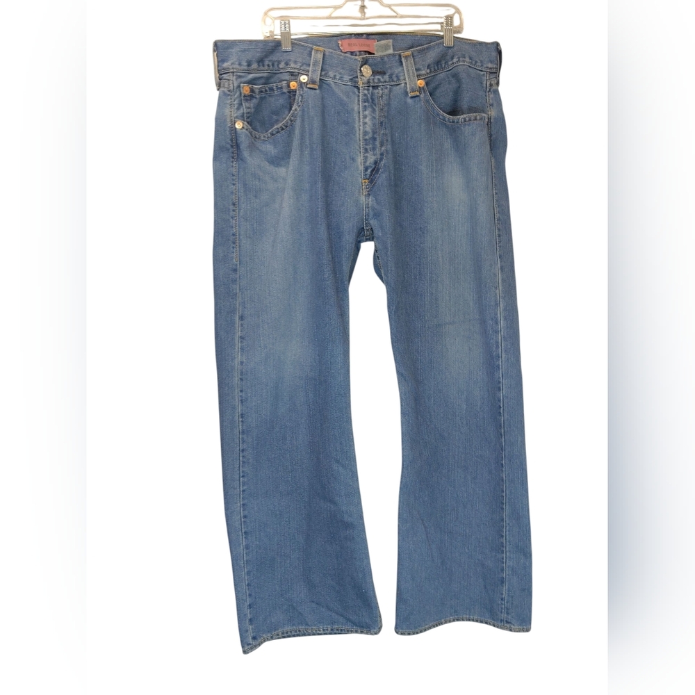 Levi's type 1 real loose jeans 38 x 30 men's medium wash